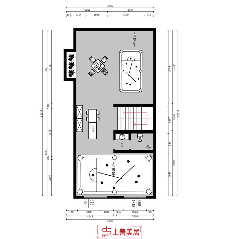 北城水郡400平裝修效果圖